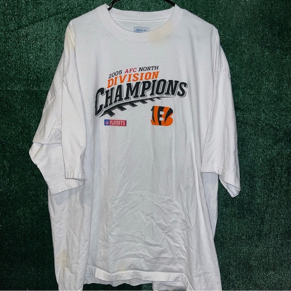 Cincinnati Bengals 2005 AFC North Champions Shirt XXL NFL Ohio - Picture 1 of 6